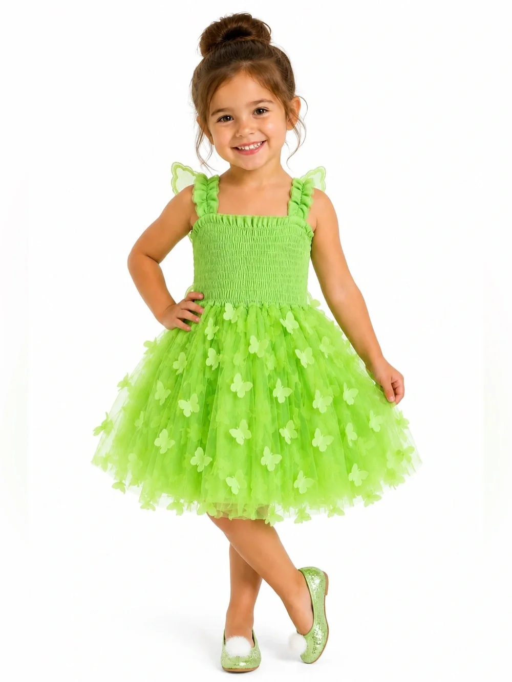 Disney Tinker Bell Fairy Costume Dress Girls Size 4